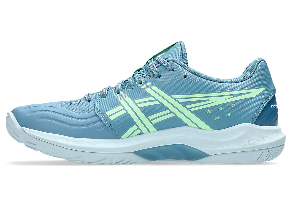 Asics Men's POWERBREAK FF Volleyball Shoes in Saba Blue/Menthol