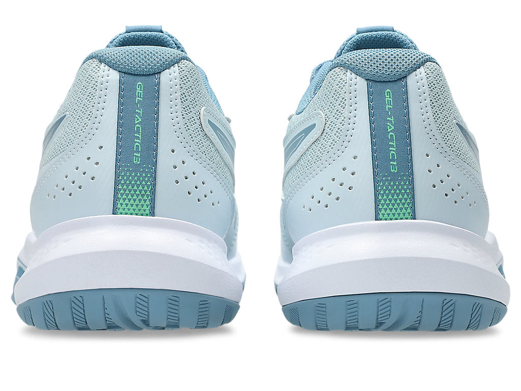 Asics Men's GEL-TACTIC 13 Indoor Shoes in Cool Grey/Saba Blue