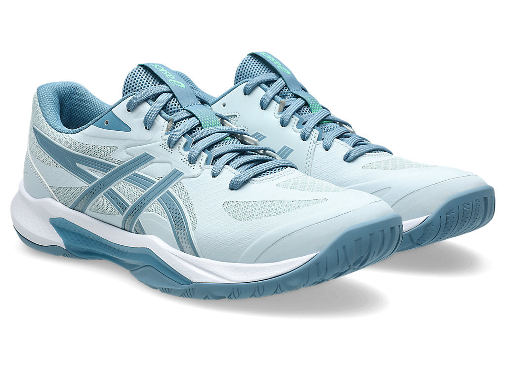 Asics Men's GEL-TACTIC 13 Indoor Shoes in Cool Grey/Saba Blue
