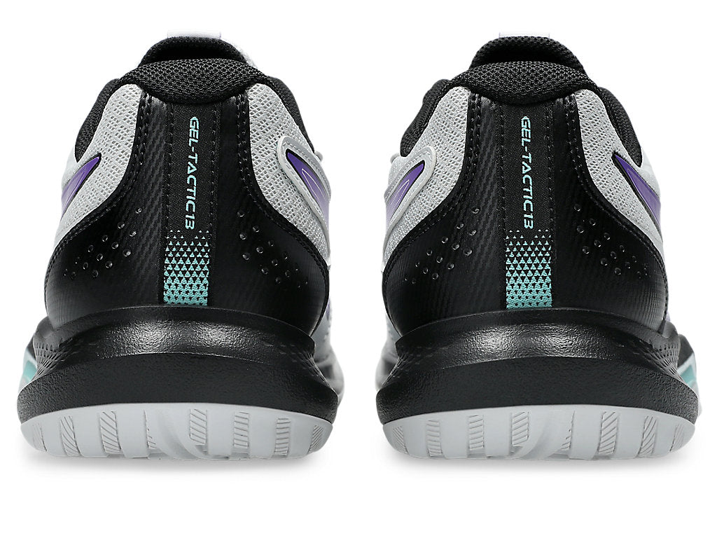 Asics Men's GEL-TACTIC 13 Indoor Shoes in Concrete/Radiant Amethyst