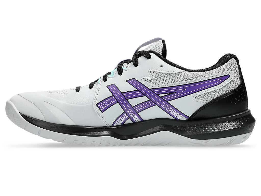 Asics Men's GEL-TACTIC 13 Indoor Shoes in Concrete/Radiant Amethyst
