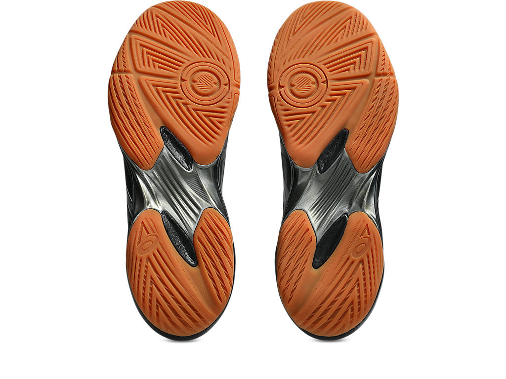 Asics Men's GEL-ROCKET 12 Indoor Shoes in Black/Gunmetal