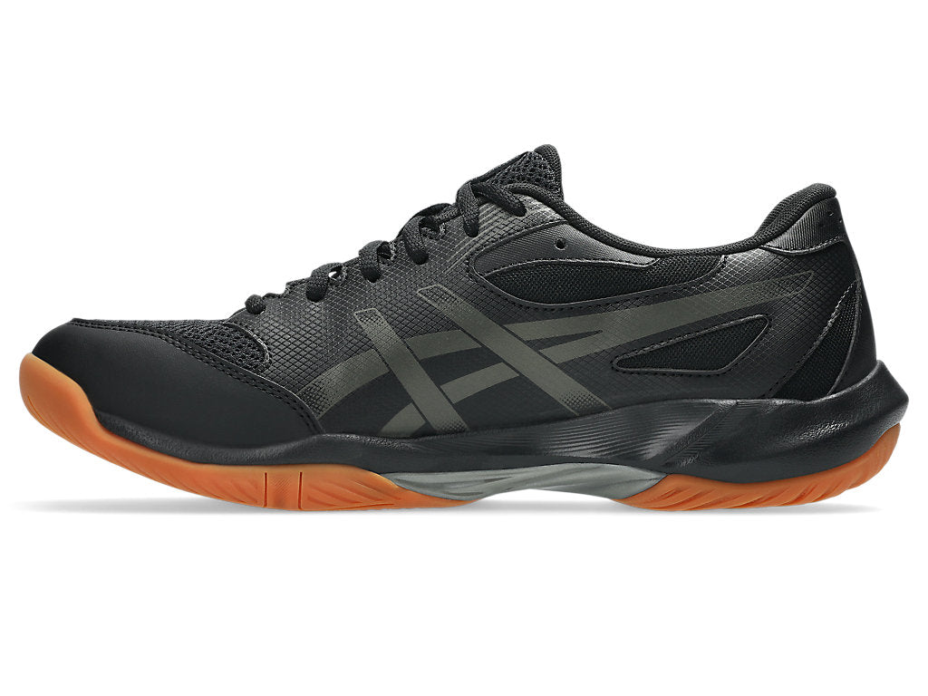 Asics Men's GEL-ROCKET 12 Indoor Shoes in Black/Gunmetal