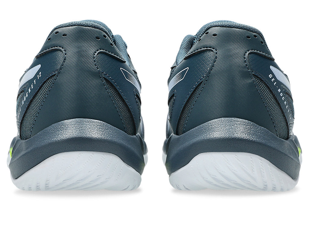 Asics Men's GEL-ROCKET 12 Indoor Shoes in Raw Indigo/White