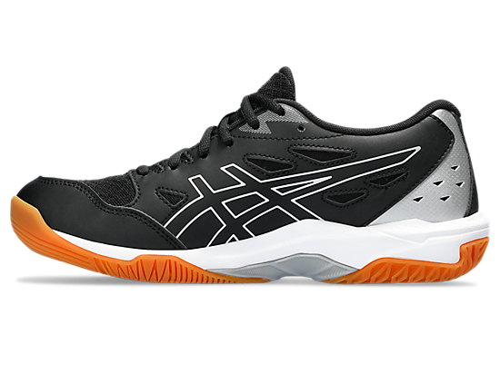 Asics Women`s GEL-ROCKET 11 Indoor Shoes in Black/Pure Silver