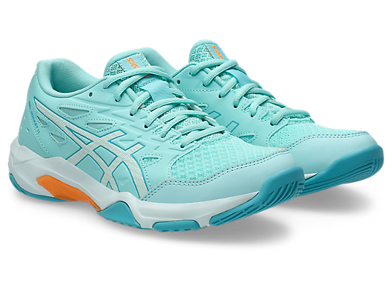 Asics Women`s GEL-ROCKET 11 Indoor Shoes in Illuminate Mint/Soothing Sea