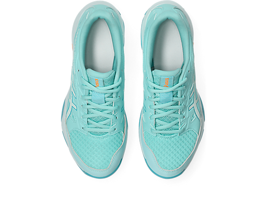 Asics Women`s GEL-ROCKET 11 Indoor Shoes in Illuminate Mint/Soothing Sea