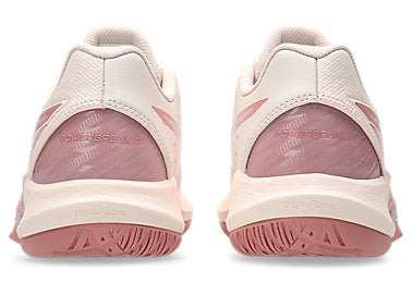 Asics Women's POWERBREAK FF Indoor Shoes in Pearl Pink/Morganite