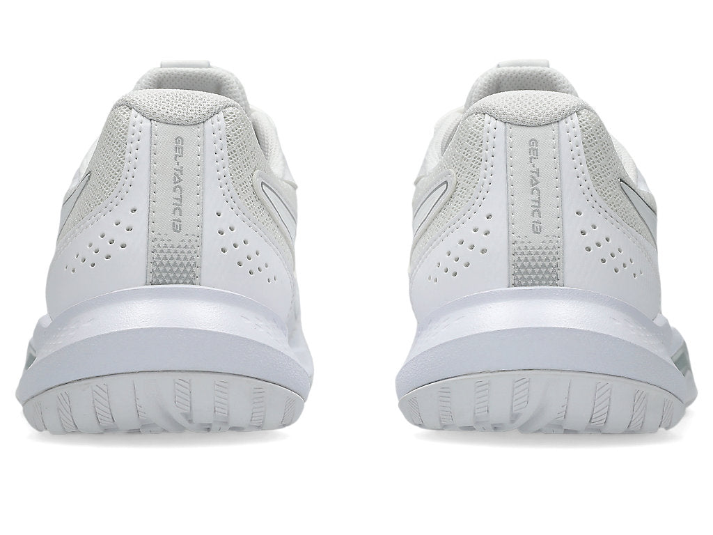 Asics Women's GEL-TACTIC 13 Indoor Shoes in White/Pure Silver