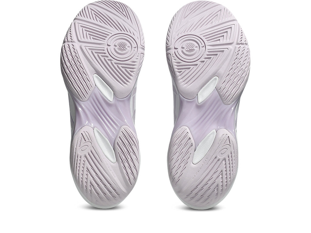 Asics Women's GEL-ROCKET 12 Indoor Shoes in White/Dahlia