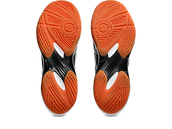 Asics Unisex GEL-ROCKET 12 Wide (2E) Indoor Shoes in Black/White