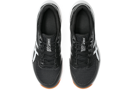 Asics Unisex GEL-ROCKET 12 Wide (2E) Indoor Shoes in Black/White