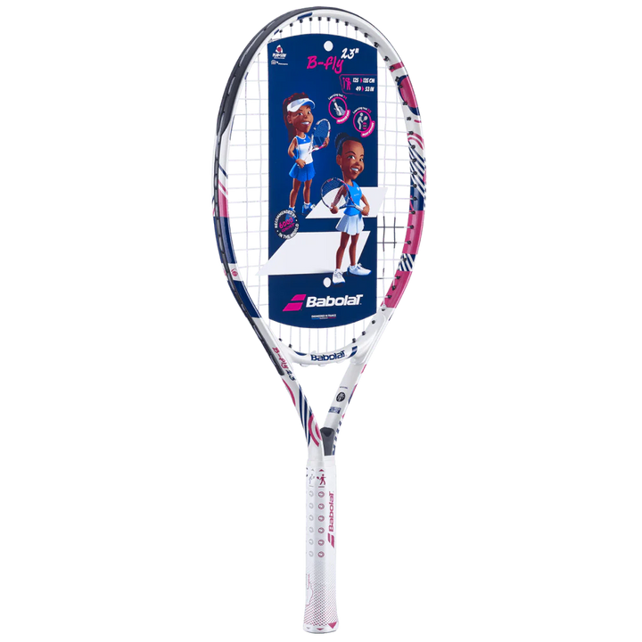 Babolat Junior B-Fly 23 Tennis Racquet - White/Pink