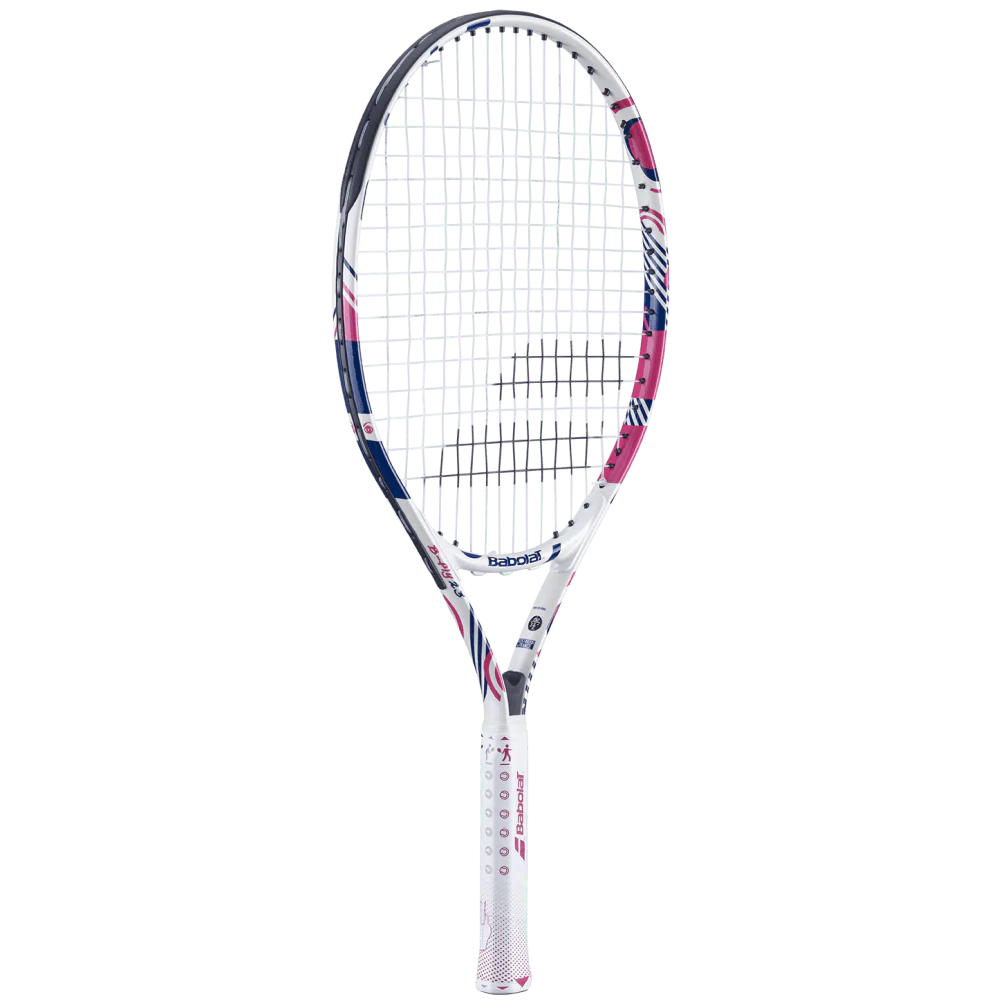 Babolat Junior B-Fly 23 Tennis Racquet - White/Pink