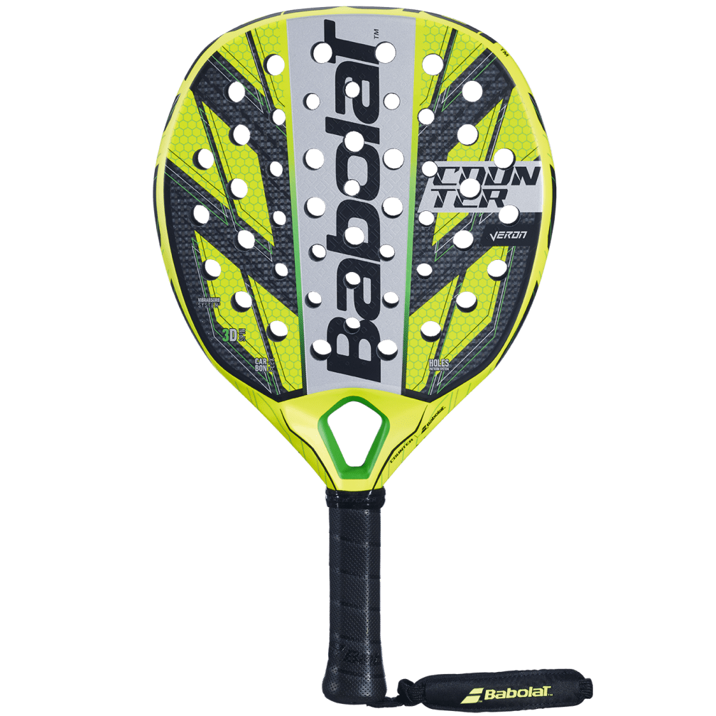 Babolat Counter Vertuo Padel Racket in Green/Yellow