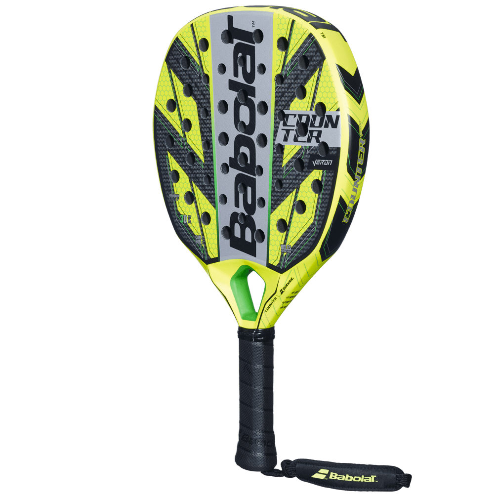 Babolat Counter Vertuo Padel Racket in Green/Yellow