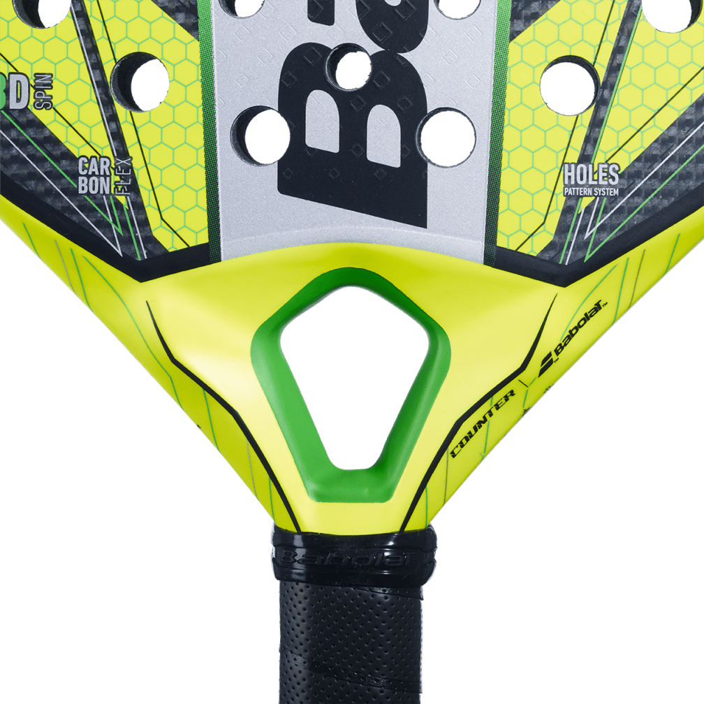 Babolat Counter Vertuo Padel Racket in Green/Yellow