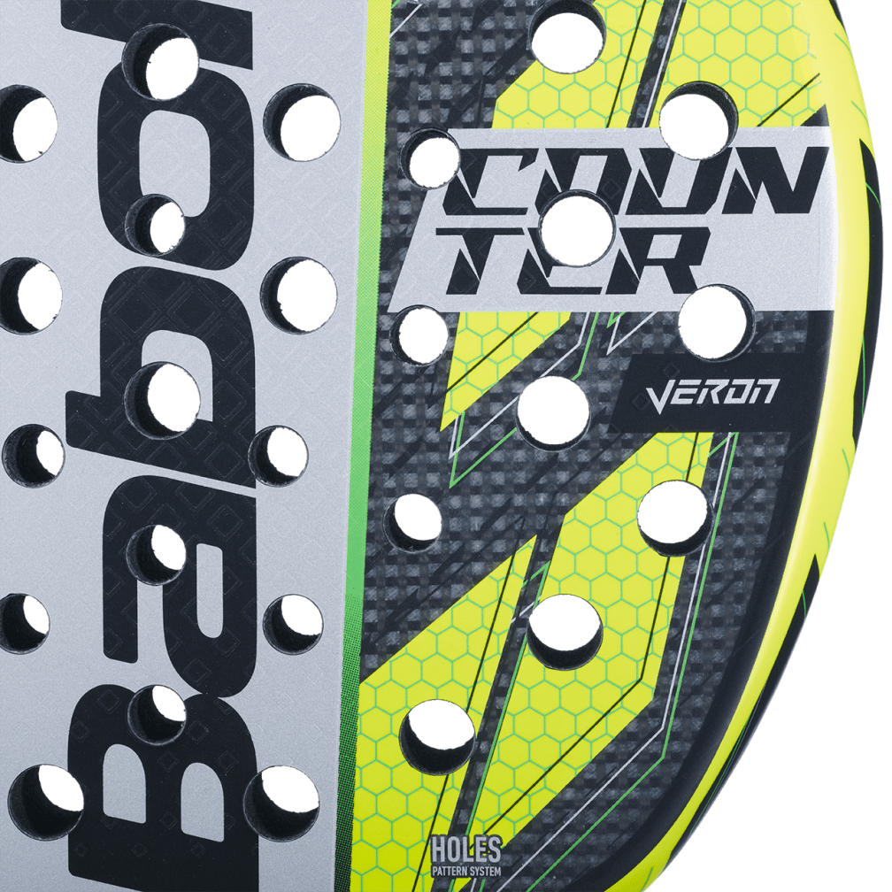 Babolat Counter Vertuo Padel Racket in Green/Yellow