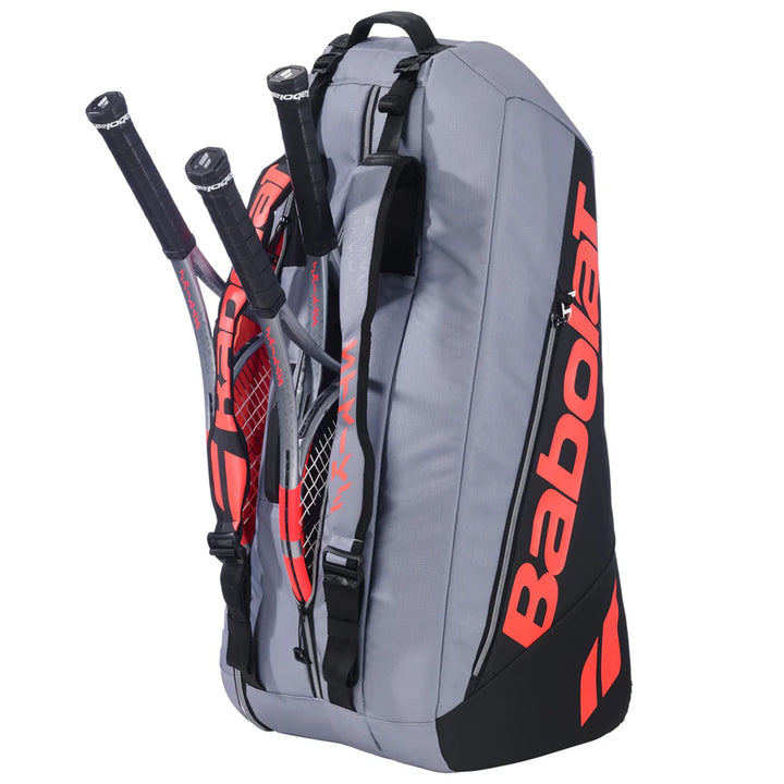 Babolat Pure Strike 6 Racquet Tennis Bag in Carbon Grey