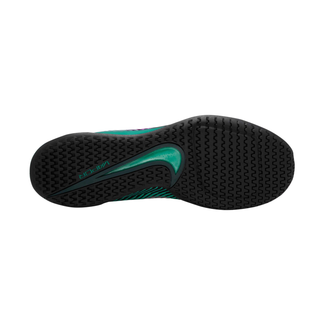 Nike Court Men's Air Zoom Vapor 11 Premium Shoes in Black/Multi-Color-Deep Jungle