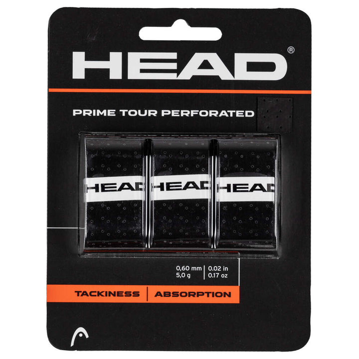 HEAD Prime Tour Perforated Overgrip (3 pack)