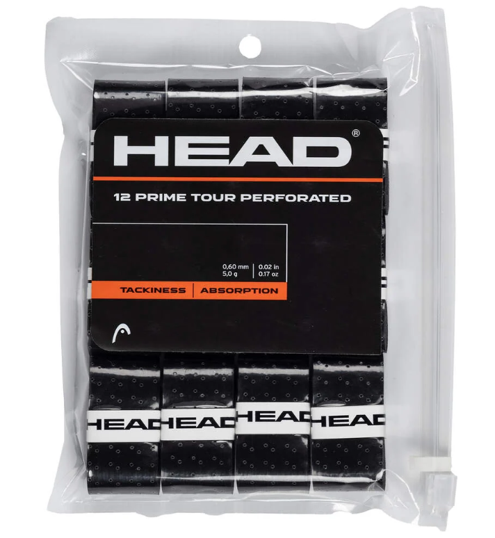 Head Prime Tour Perforated Overgrip - 12 Pack