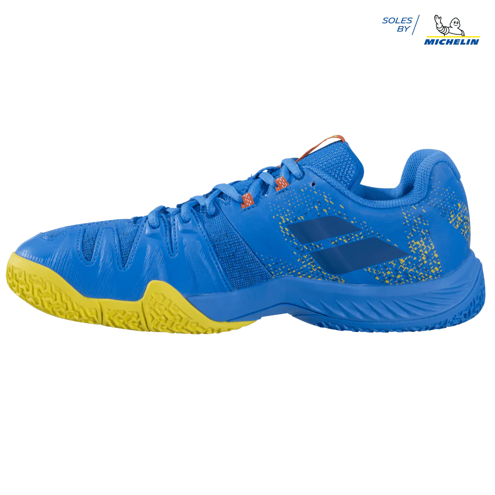 Babolat Men's Movea Padel Shoes in Blue/Yellow
