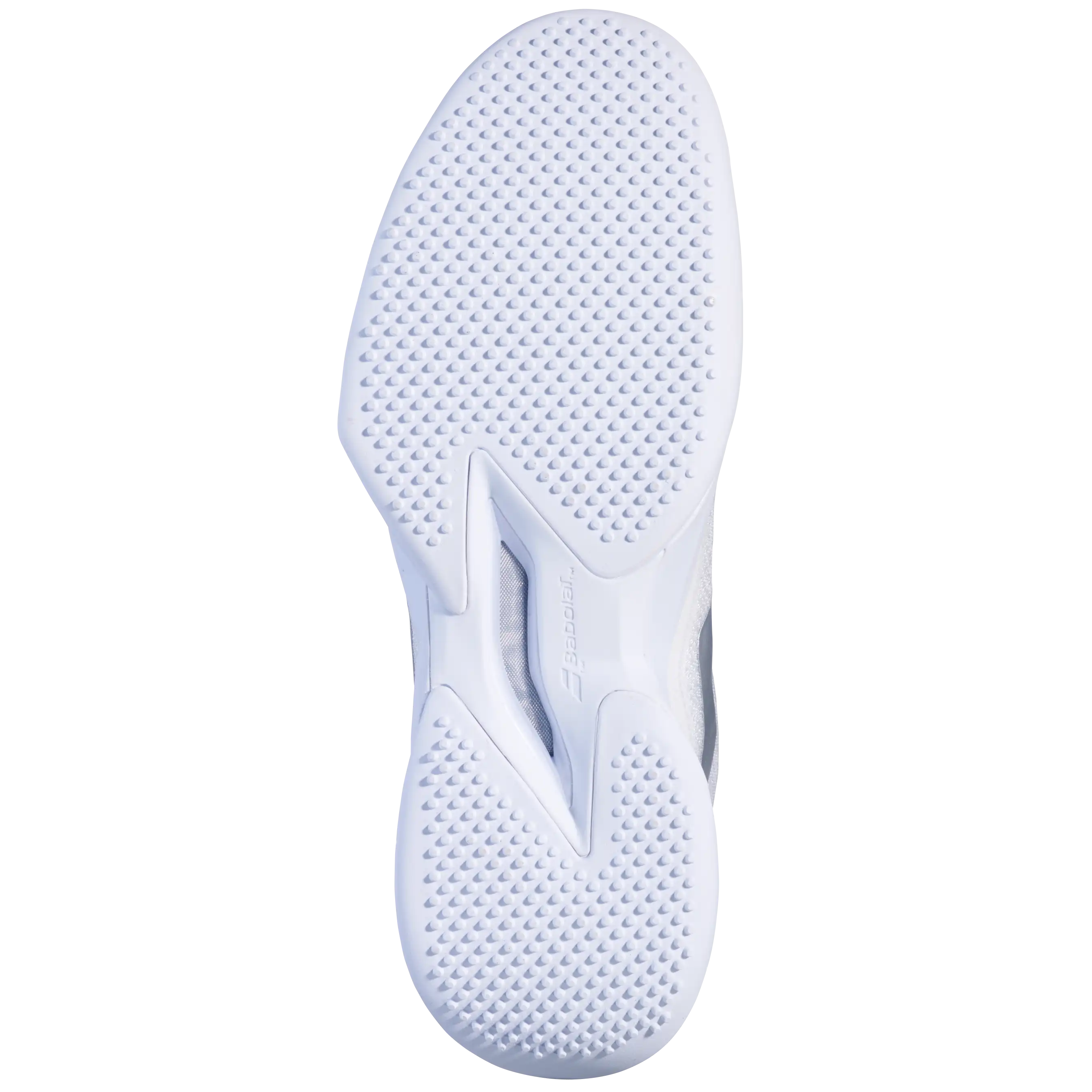 Babolat Men's Jet Mach 3 Grass Wimbledon Tennis Shoe In White/Silver