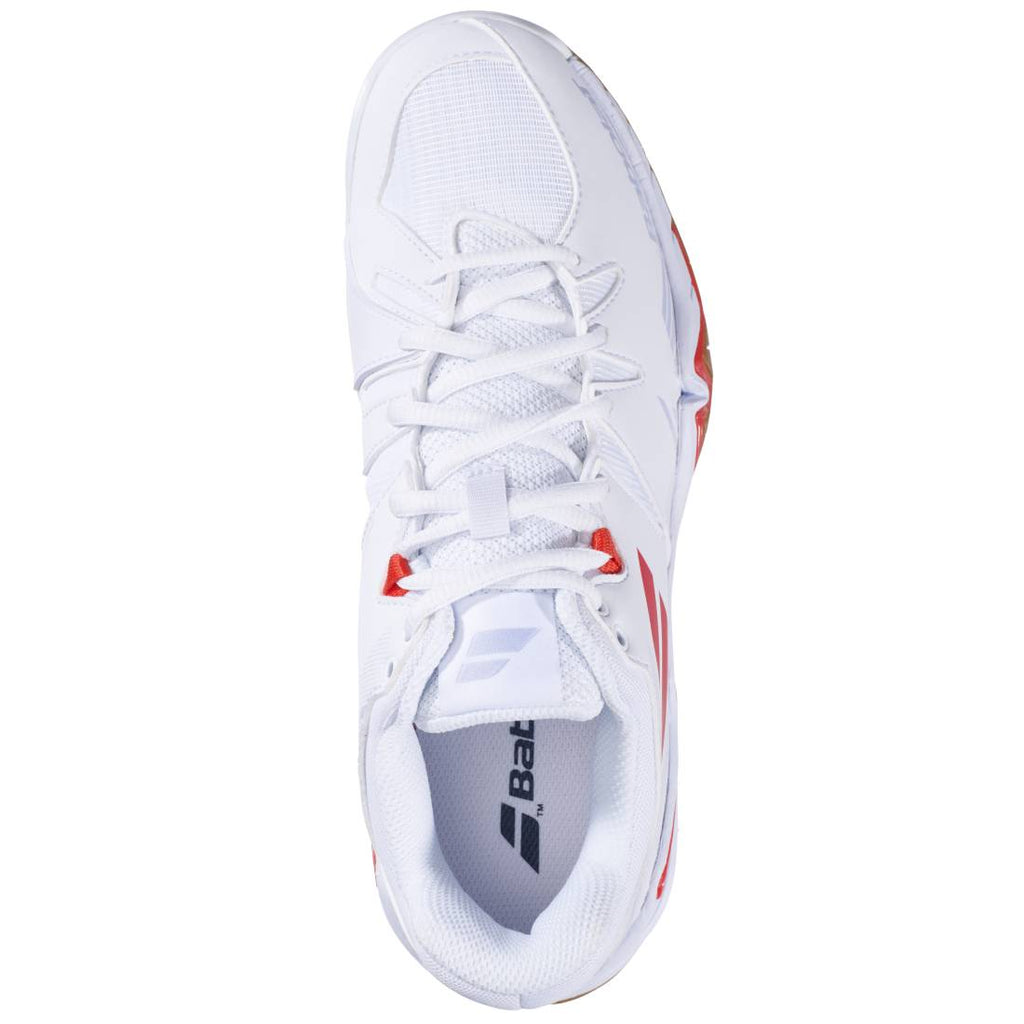 Babolat Women's Shadow Spirit Indoor Court Shoes in White/Lavender