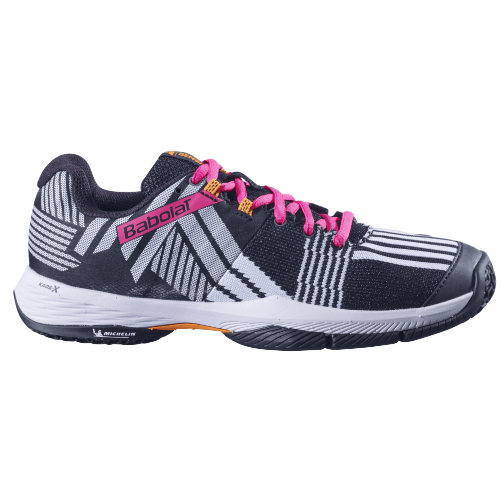 Babolat Women's Sensa Padel Shoes in Black/Pink