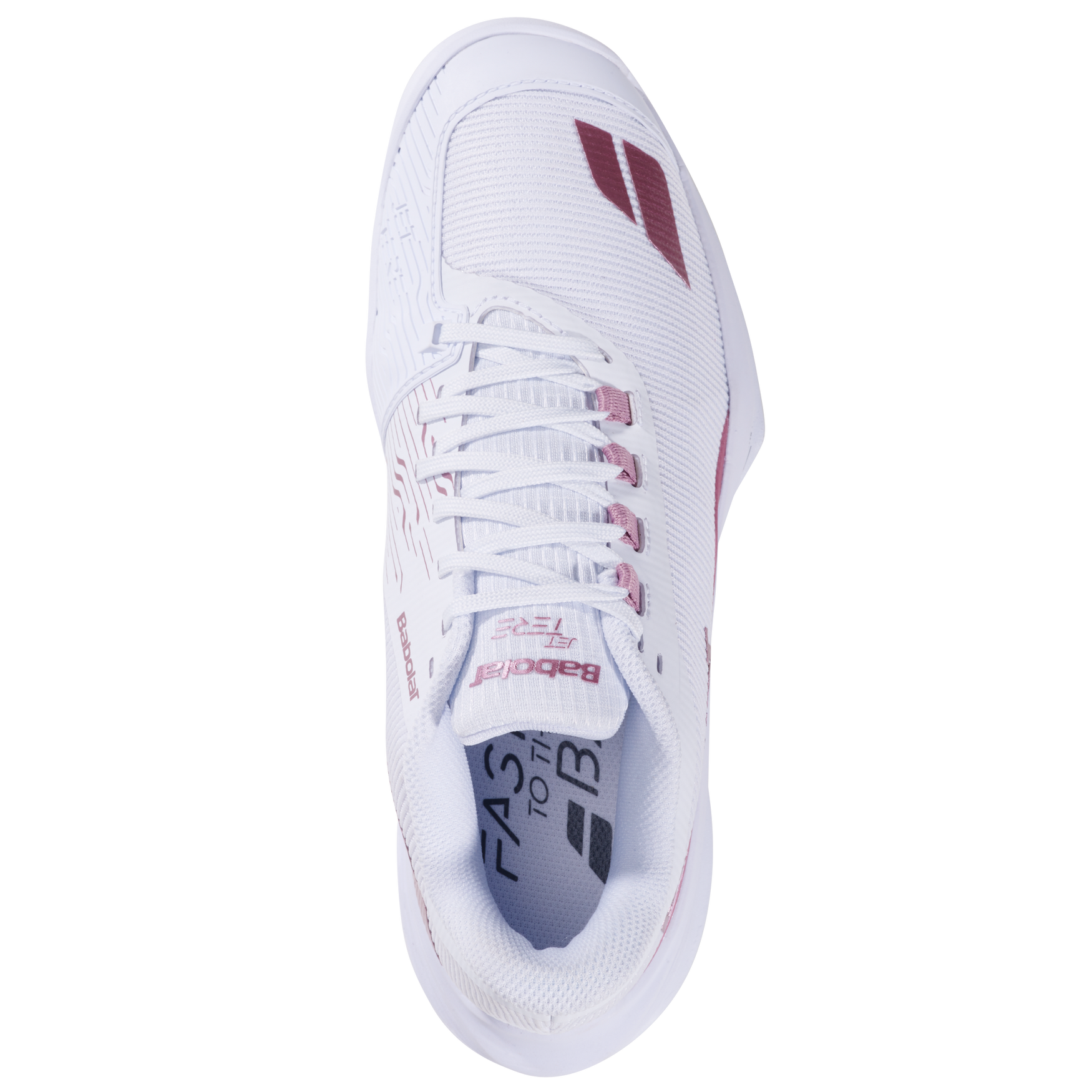 Babolat Women's Jet Tere 2 All Court Tennis Shoes in White/Pink