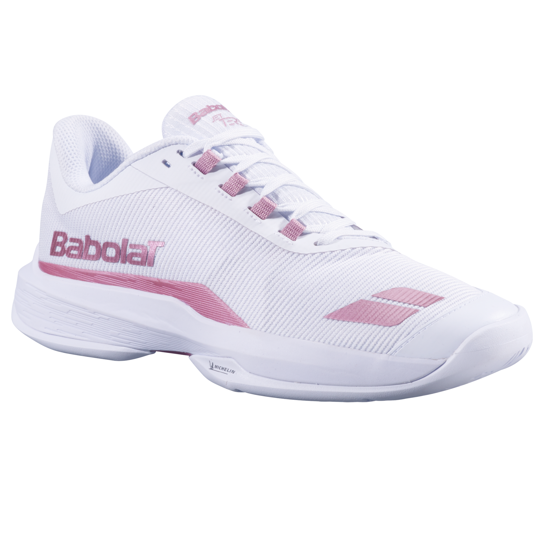 Babolat Women's Jet Tere 2 All Court Tennis Shoes in White/Pink