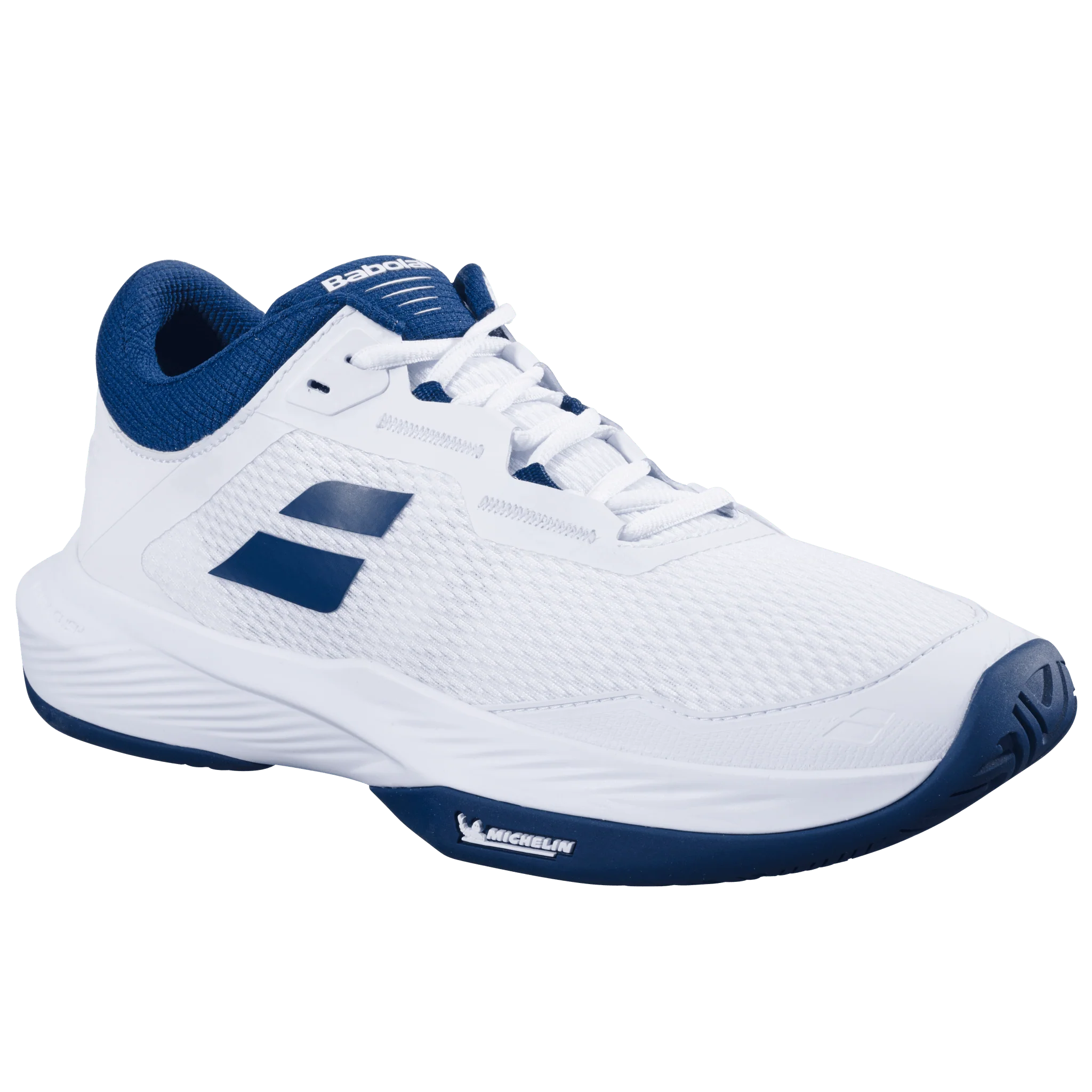 Babolat Men's SFX 4 All Court Tennis Shoes in White/Navy