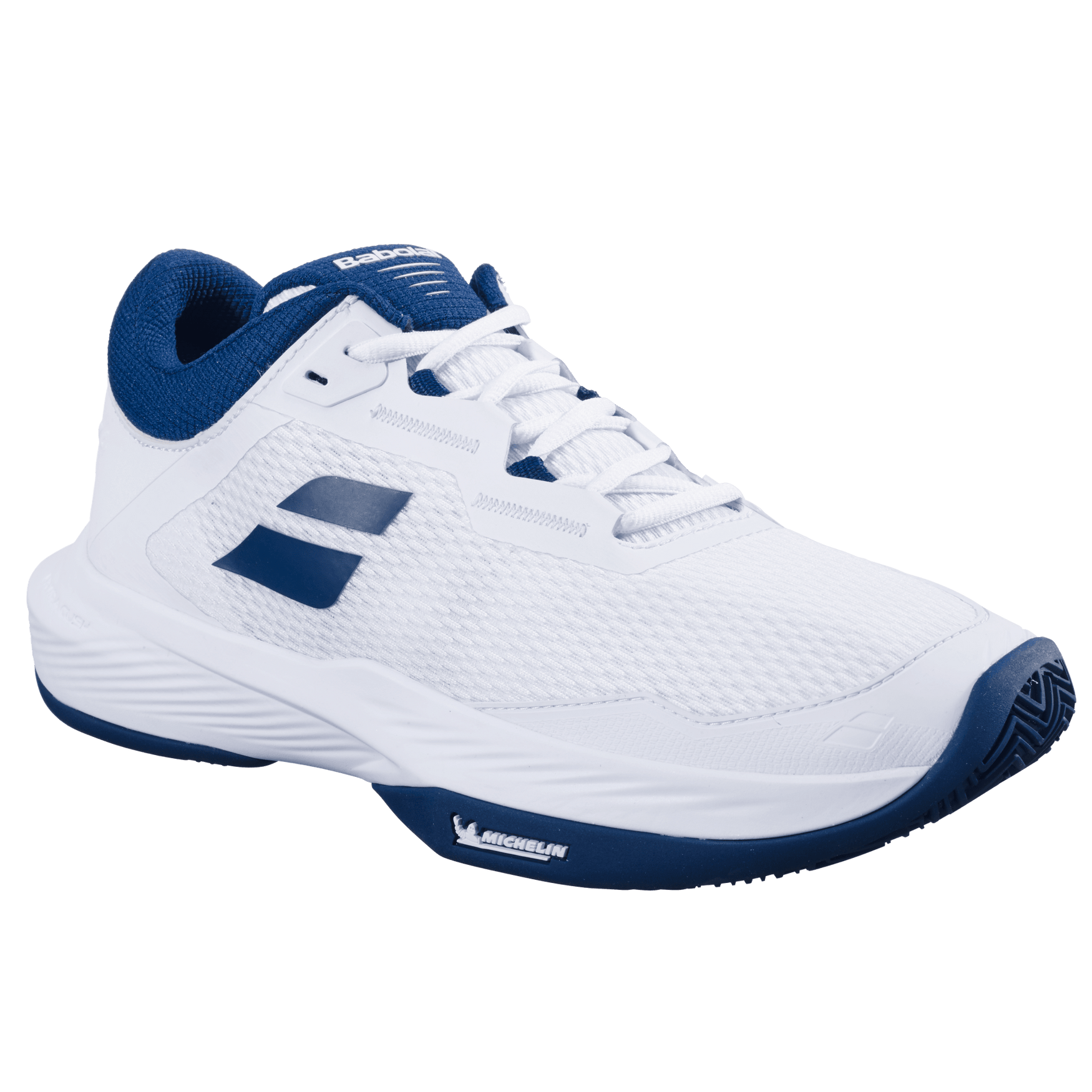 Babolat Men's SFX 4 Clay Tennis Shoes in White/Navy