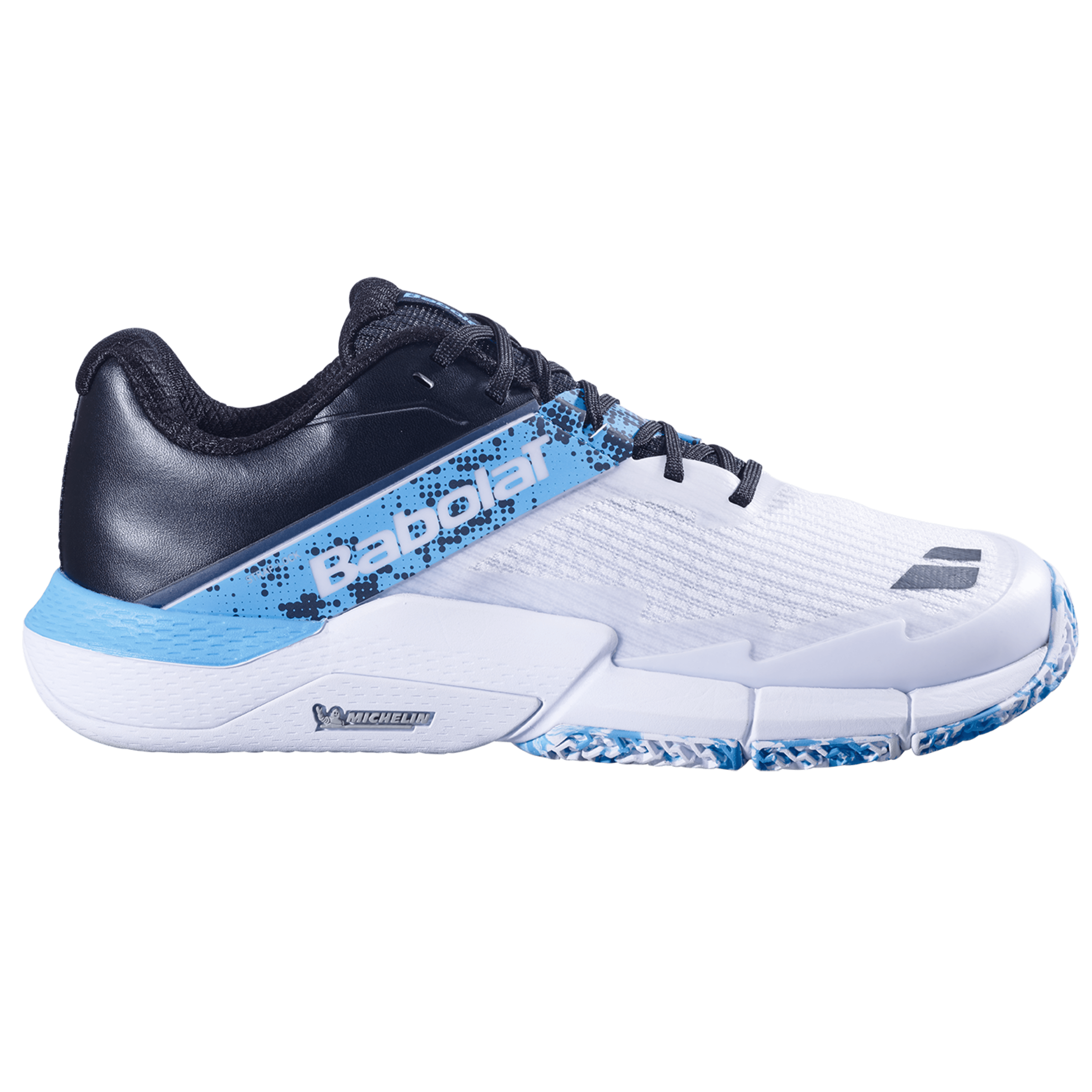 Babolat Men's Movea 2 Padel Shoes in White/Blue