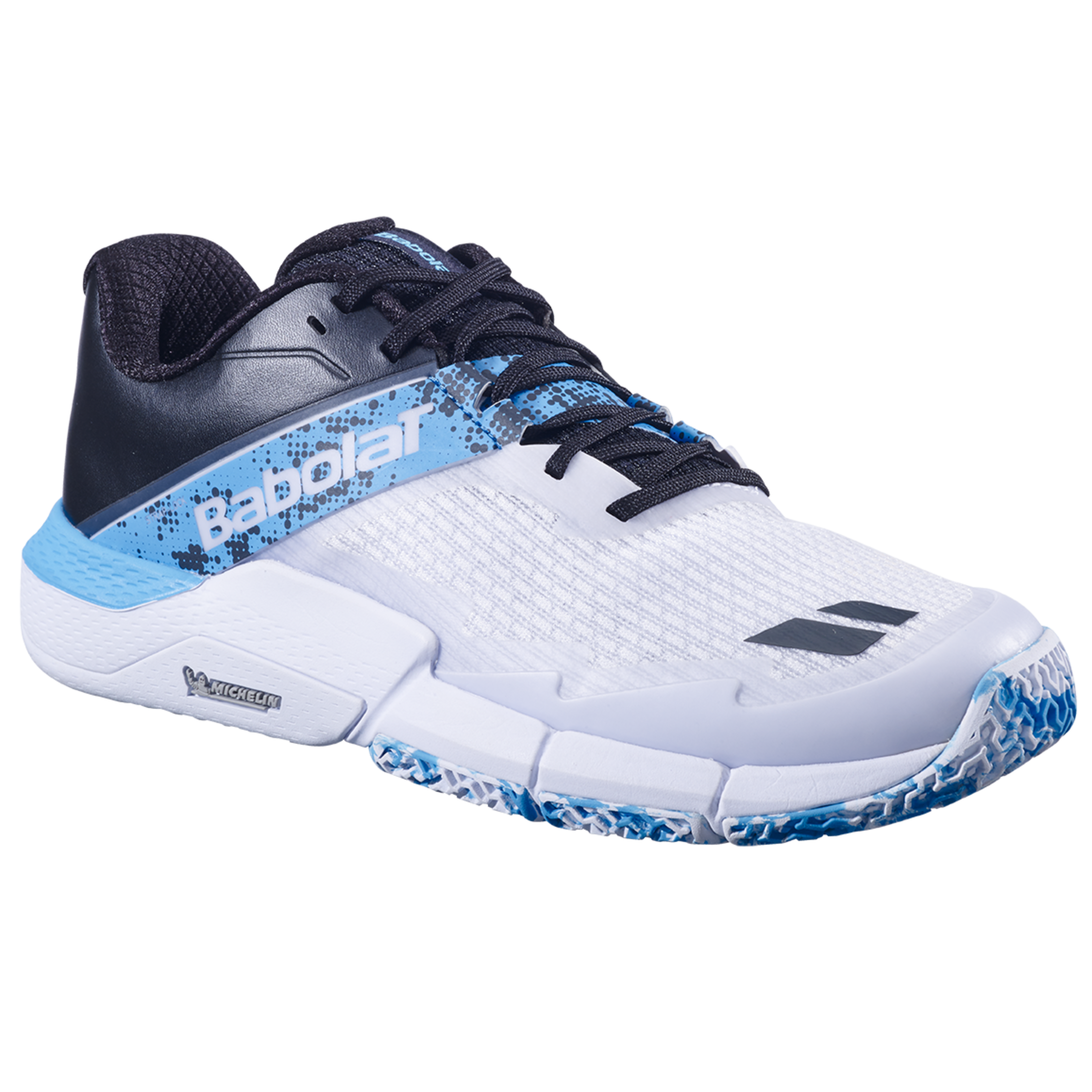 Babolat Men's Movea 2 Padel Shoes in White/Blue