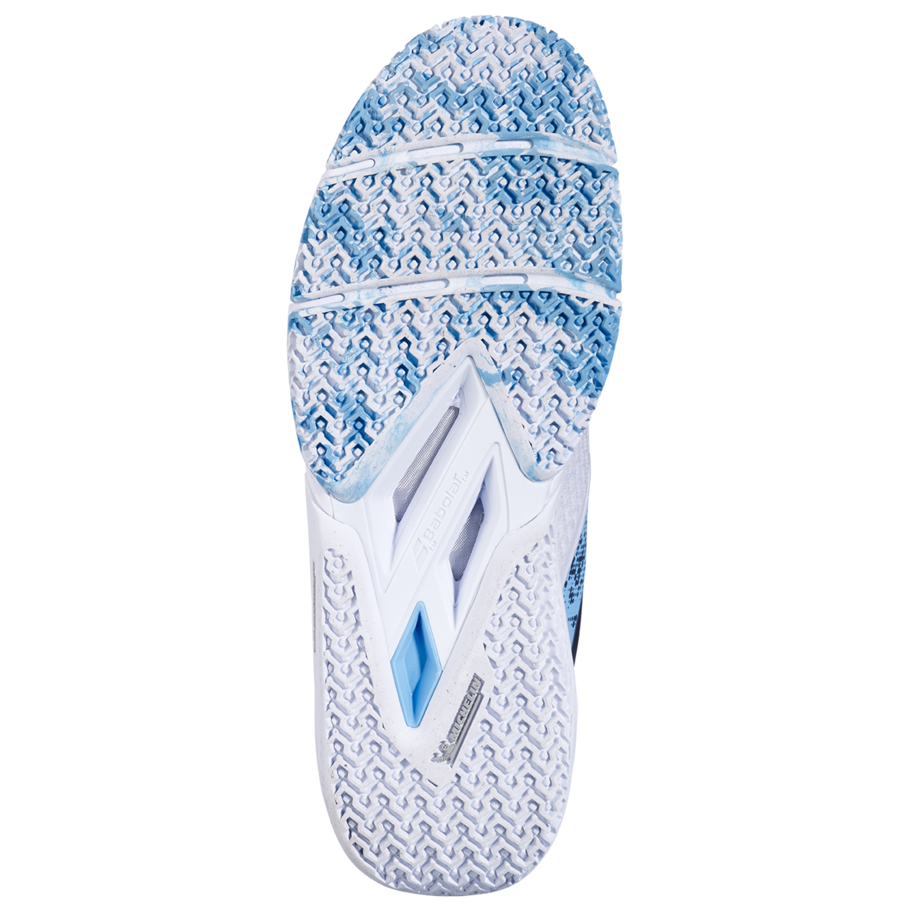 Babolat Men's Movea 2 Padel Shoes in White/Blue