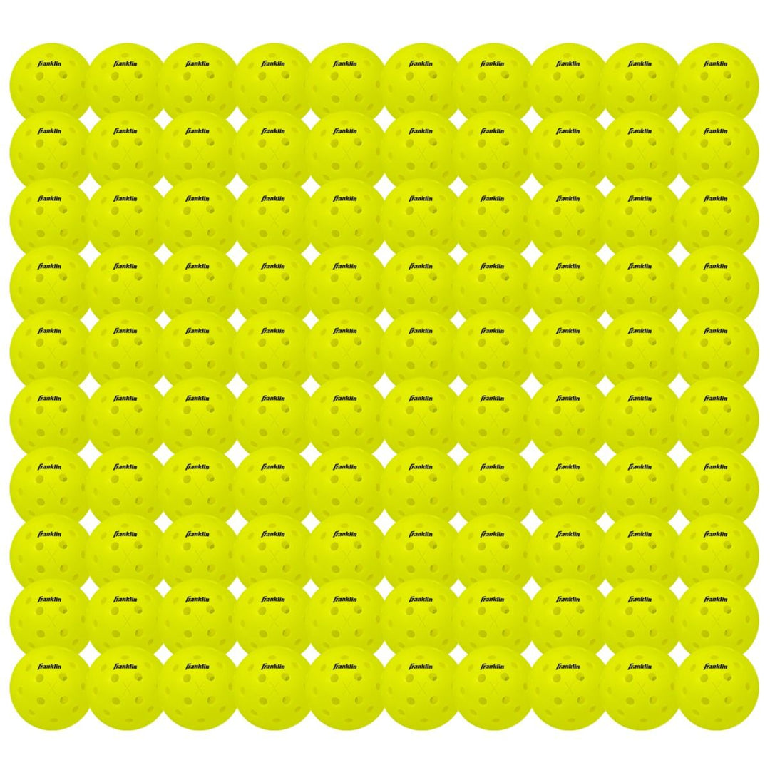 Franklin X-40 Outdoor Pickleballs in Optic Yellow