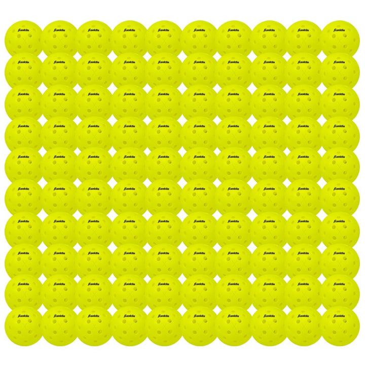 Franklin X-40 Outdoor Pickleballs in Optic Yellow