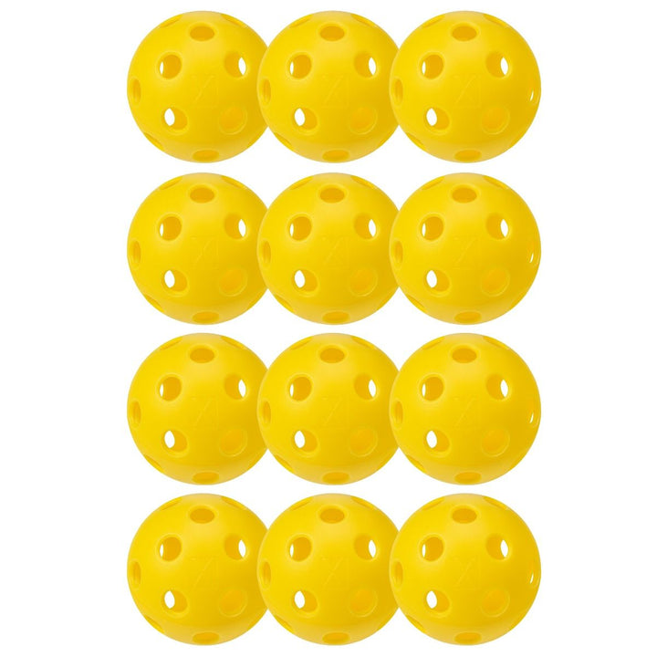 Franklin X-26 Indoor Pickleballs in Yellow