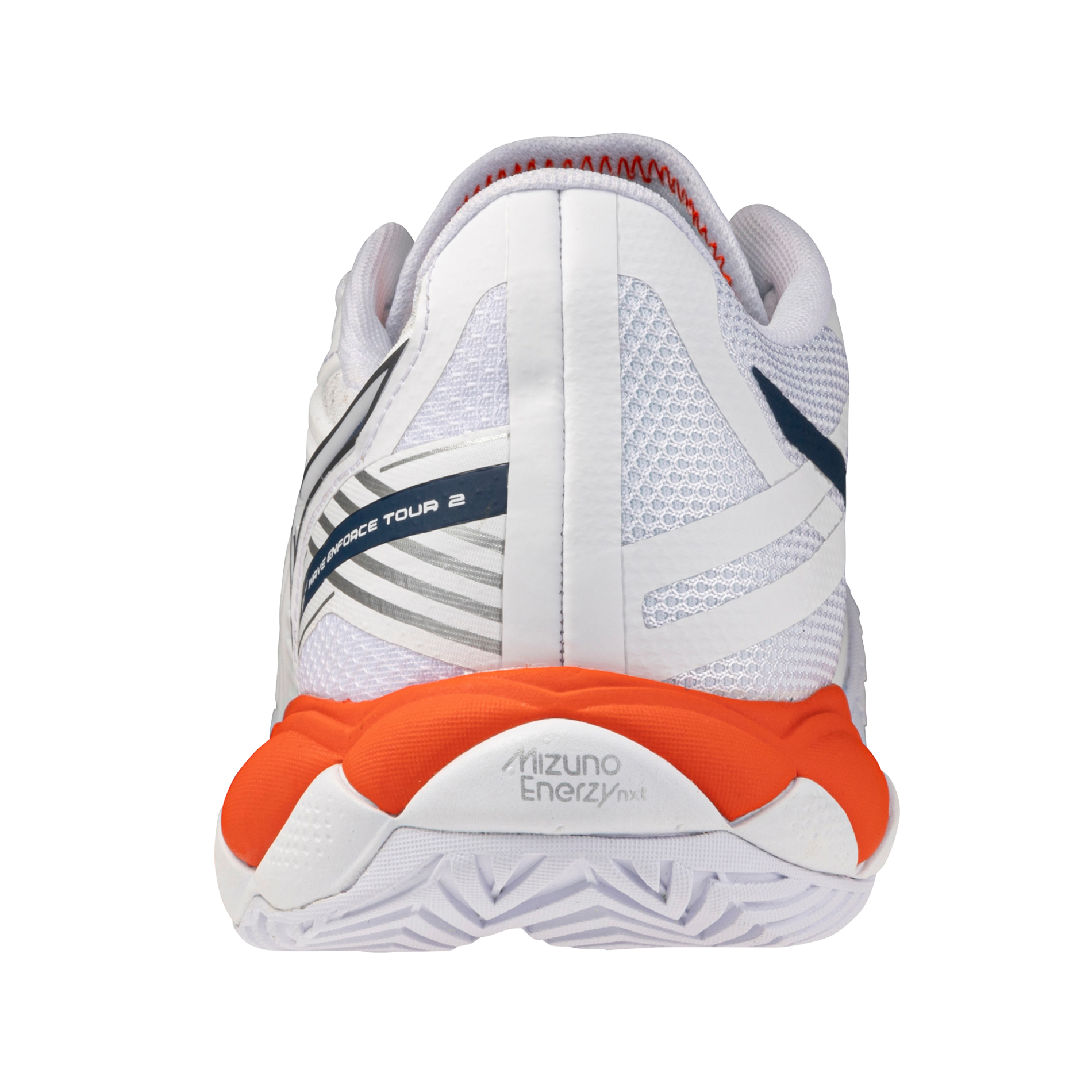 Mizuno Men's Wave Enforce Tour 2 AC Tennis Shoes in White/Insignia Blue — White/Insignia Blue