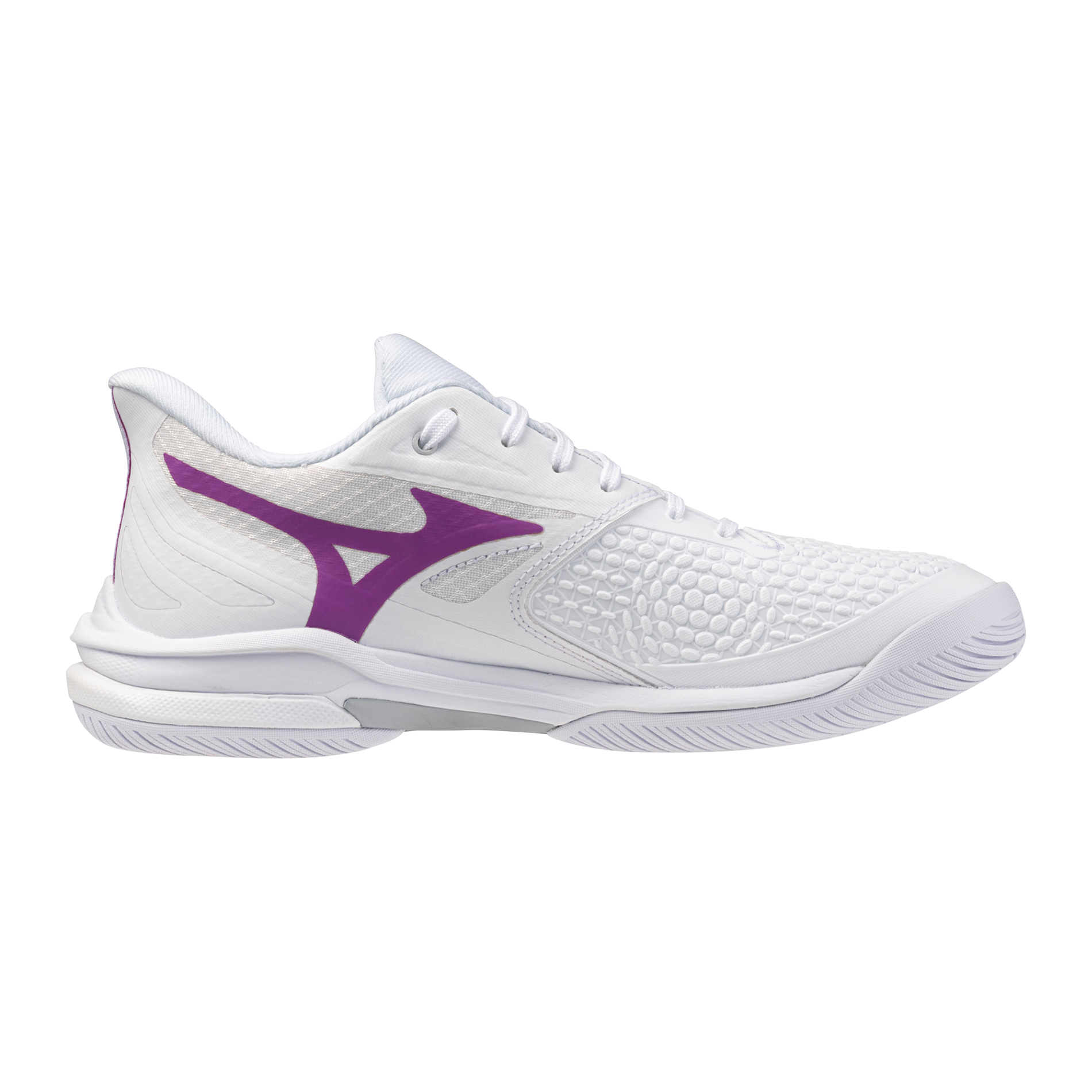 Mizuno Women's Wave Exceed Tour 7 AC Tennis Shoes in White/Dahlia — White/Dahlia