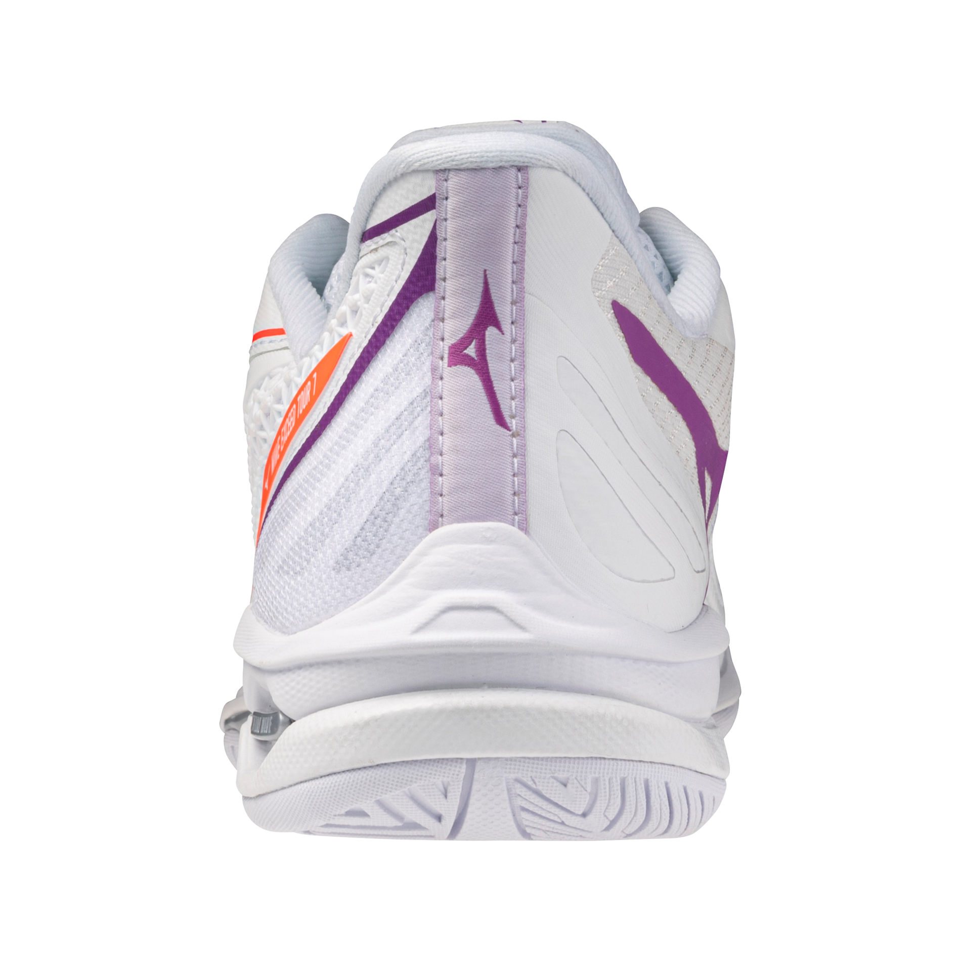 Mizuno Women's Wave Exceed Tour 7 AC Tennis Shoes in White/Dahlia — White/Dahlia