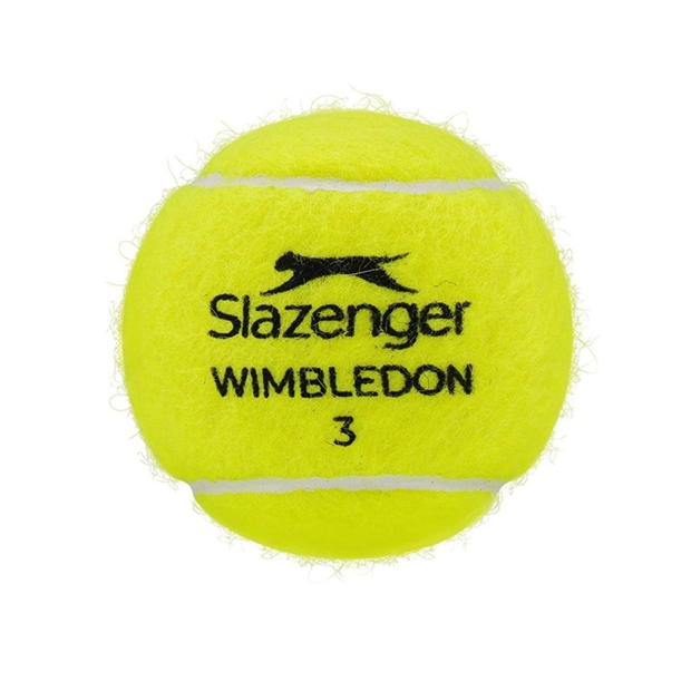 Slazenger The Wimbledon Ball All Court Tennis Ball Can (4-Ball)