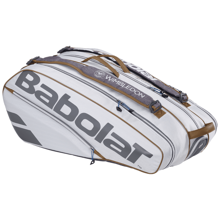 Babolat Pure Wimbledon 9 Racquet Tennis Bag 2024 - White