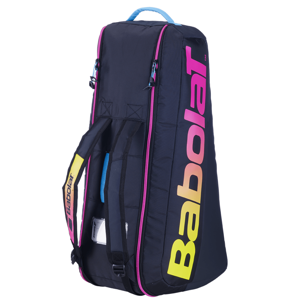 Babolat RAFA Junior RH X 2 Racquet Tennis Bag in Yellow/Pink