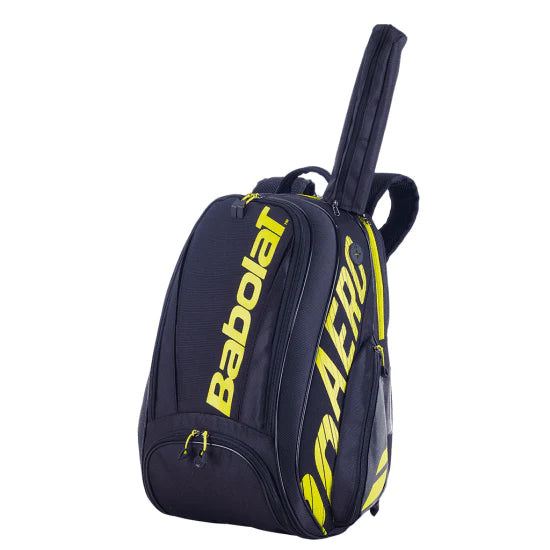 Babolat Pure Aero Backpack Racquet Bag (Black/Yellow)