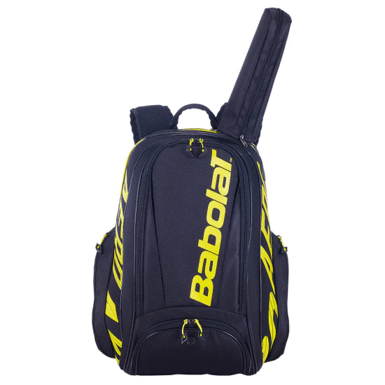 Babolat Pure Aero Backpack Racquet Bag (Black/Yellow)
