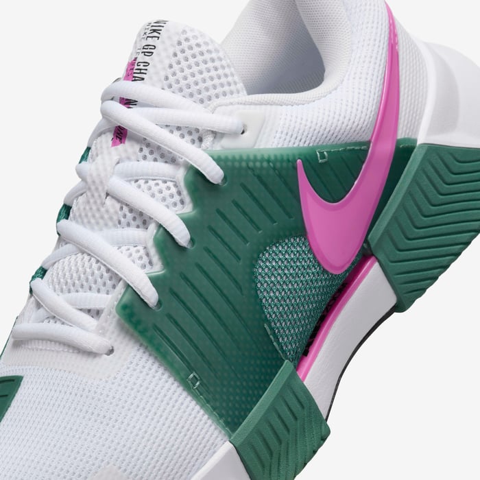 Nike Women's Zoom GP Challenge 1 Shoes in White/Playful Pink-Bicoastal-Black