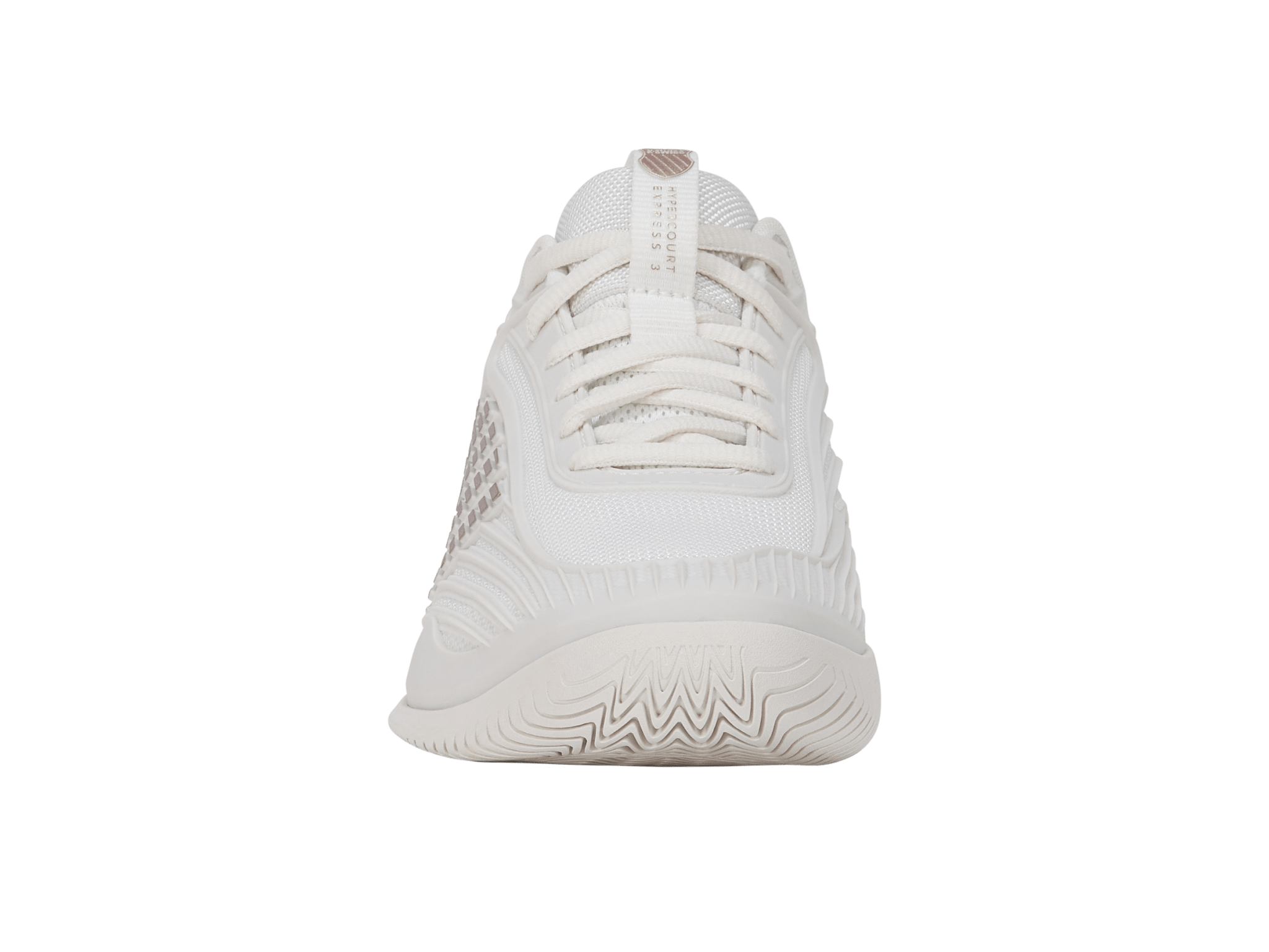 K-Swiss Women's Hypercourt Express 3 Tennis Shoes in Blanc de Blanc/Rose Gold – Blanc de Blanc/Rose Gold